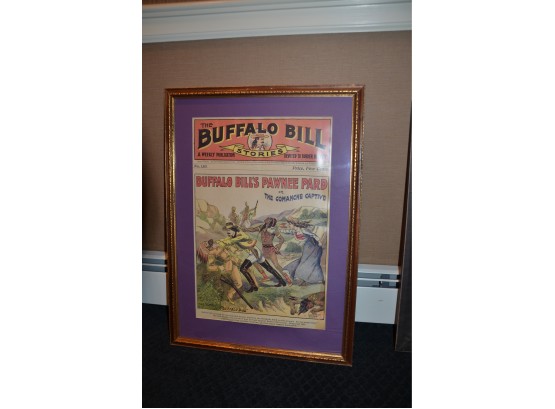 (#13) Buffalo Bill Stories Pawnee Pard Framed Picture
