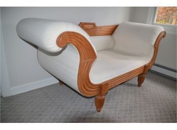 Unique Wood Framed Sofa