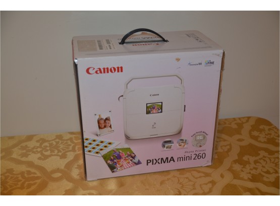 (#56) Cannon Pixma Mini 260 Photo Printer - Used Once - Serial #HBT A22240