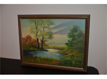 (#17) Signed Wells Oil? Of River Stream