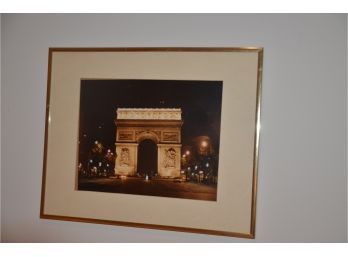 (#29) Framed Picture Of Street Of Rome