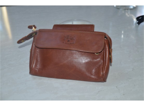 (#98) Vintage Brown Leather Il Bisonte Waist Bag