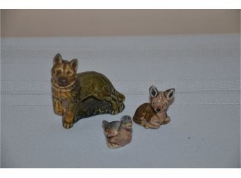 (#27) Miniture Porcelain Animal Figurines