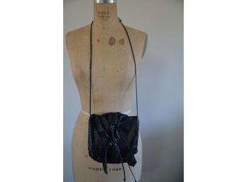 (#90) Leather Snake Skin Hand Bag