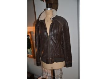 Mens XL Leather Andrew Marc Jacket