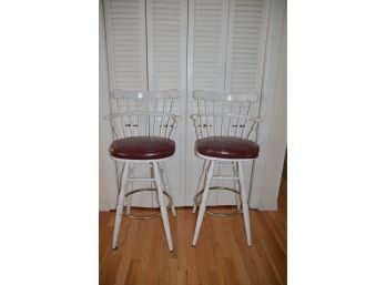 Pair Of Bar Counter Stools 30'seat Height