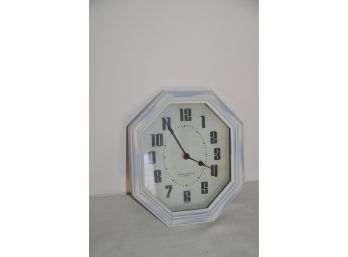 (#137) Sterling Noble Wall Clock Battery Operated