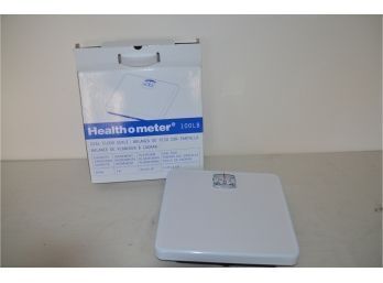 (#139) New In Box Floor Bathroom Scale Health O Meter 100lb