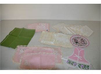 (#41) Assortment Of Linens From Europe - See Details