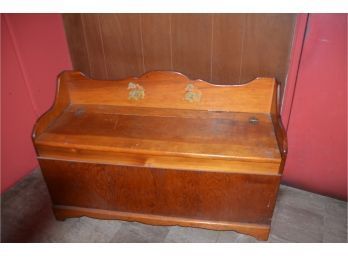 Wooden Vintage Toy Chest