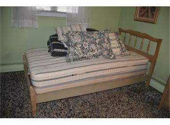 Twin Bed And Frame With Bedding