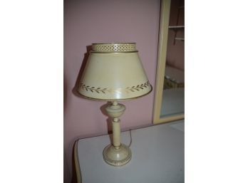 Vintage Metal Table Lamp 19'H