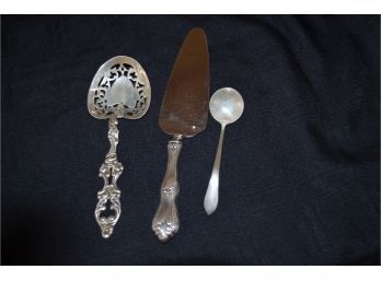 (#6) Sterling Silver 3 Serving Pieces