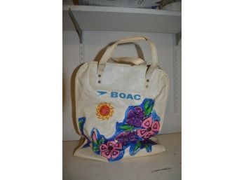(#161) Boac Panam Airline Vintage Bag