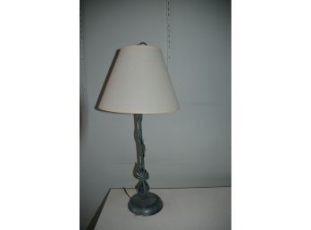 Table Lamp Metal Leaf Base 27'H