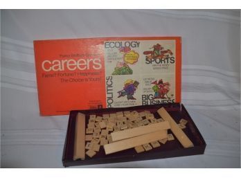 (#94) Scrabble 74 Tiles And Parker Brothers 'careers' Game