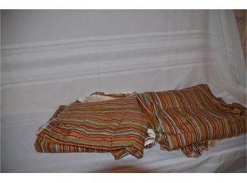 (#53) Vintage House N' Home Fabric Drapies, Inc. Guaranteed Vat Justness Preshrunk