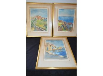 Signed Art Work Of Italy By Roland