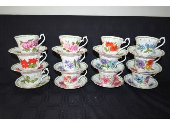 Royal Kendal Fine Bone China England 12 Month Cup And Sauce