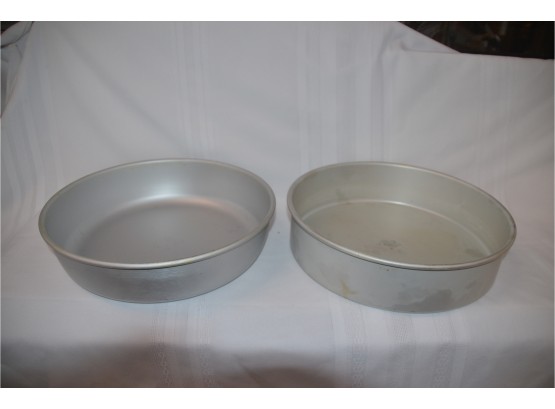 (#15) Fat Daddio's Round 12x3 Cake Pan And 12x3 Topper Wedding Cake Form