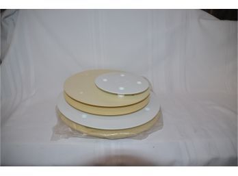 (#31) Round Cake Tier Separator 10'(2) And 12' (2) And 6'(1)