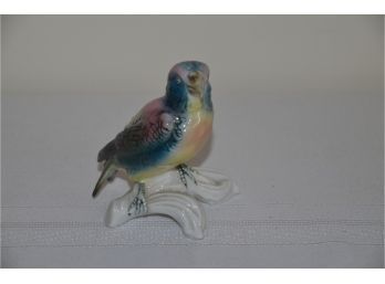 (#55) Porcelain Bird Figurine On Branch 4'H