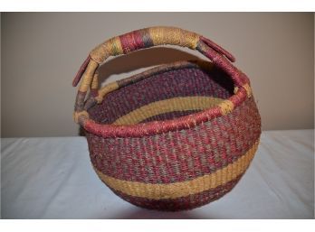 (#79) Handmade African Bolga Market Basket