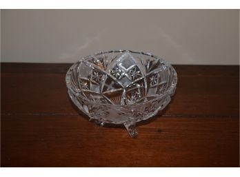 (#1) Crystal Glass Bowl 6'x3'