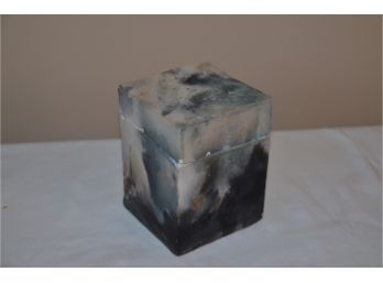 (#64) Hand Made Pottery Covered Trinket Box