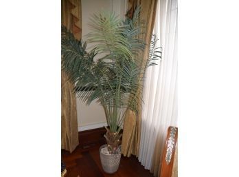 Artificial Tree With Planter About 7 Feet Height