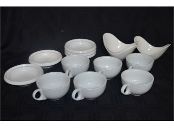 (#94) Dad Clinton-NR Coffee Cups(6), Serving Bowls(3),dipping Bowls (5)