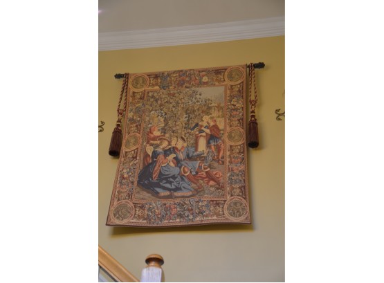 Wall Hanging Tapestry With Rod