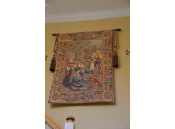 Wall Hanging Tapestry With Rod