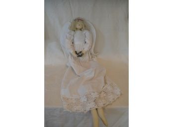 (#78) Country Craft Fabric Angel Doll