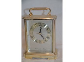 (#99) Bulova Westminster Melody Battery Operated Small Mantle Clock