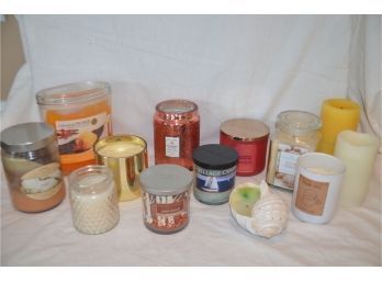 (#95) Mixed Assortment Of Scented Candle Jars