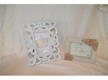 (#82) Decorative Picture Frames 3.5x5.5 (lot Of 2)