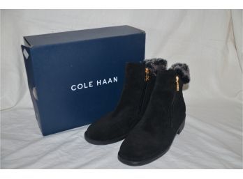 (#106) Cole Han Quinney Suede Ankle Boots ...NEW Size 8.5