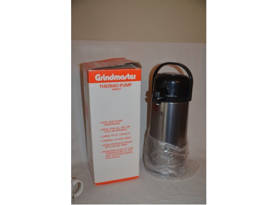 (#53B) Thermo Pump Airpot 74oz. Hot Or Cold Beverages