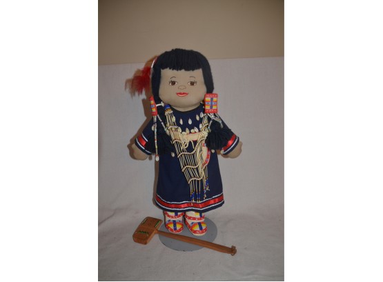 (#65B) Hand-made Indian Girl Doll Beautifully Dressed