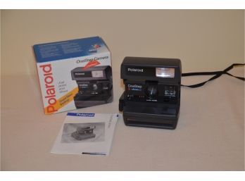 (#114) Vintage Polaroid One Step Camera With Box And Instructions - Like New