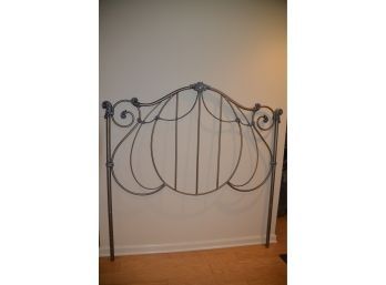 (#86) Queen Metal Headboard With Bed Frame 61' Wide X 5ft Height