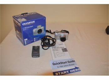 (#112) Olympus Digital C765 Ultra Zoom With Charger And Instructions