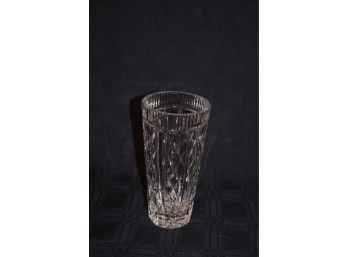 (#51) Crystal Glass Vase 8'