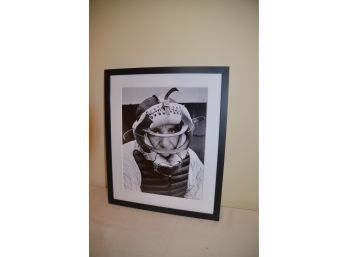 (#73) Black Framed Yogi Berra Photograph 11x14