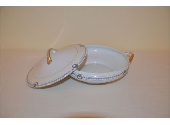 (#23) Noritake Hand-painted Casserole With Lid 10'