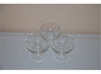 (#30) Glassware (3) Many Uses (shrimp Cocktail, Dessert)