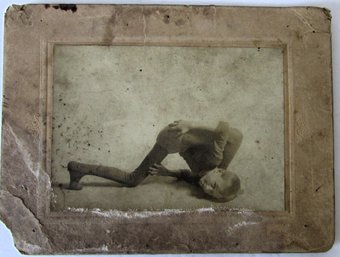 Vintage Circus Photograph Of A Contortionist