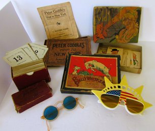Group Of Vintage And Antique Games.