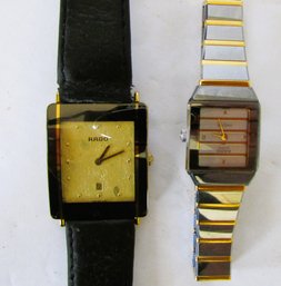 Two Rado DiaStar Quartz Wrist Watches